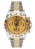 two Rolex Daytona Gold Champagne