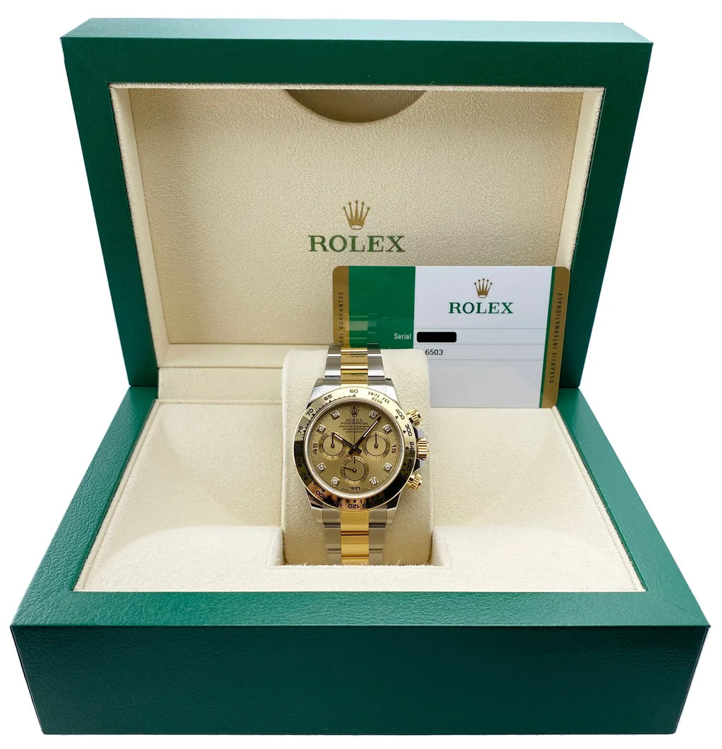Rolex Daytona Yellow Gold Diamond - Hình 2