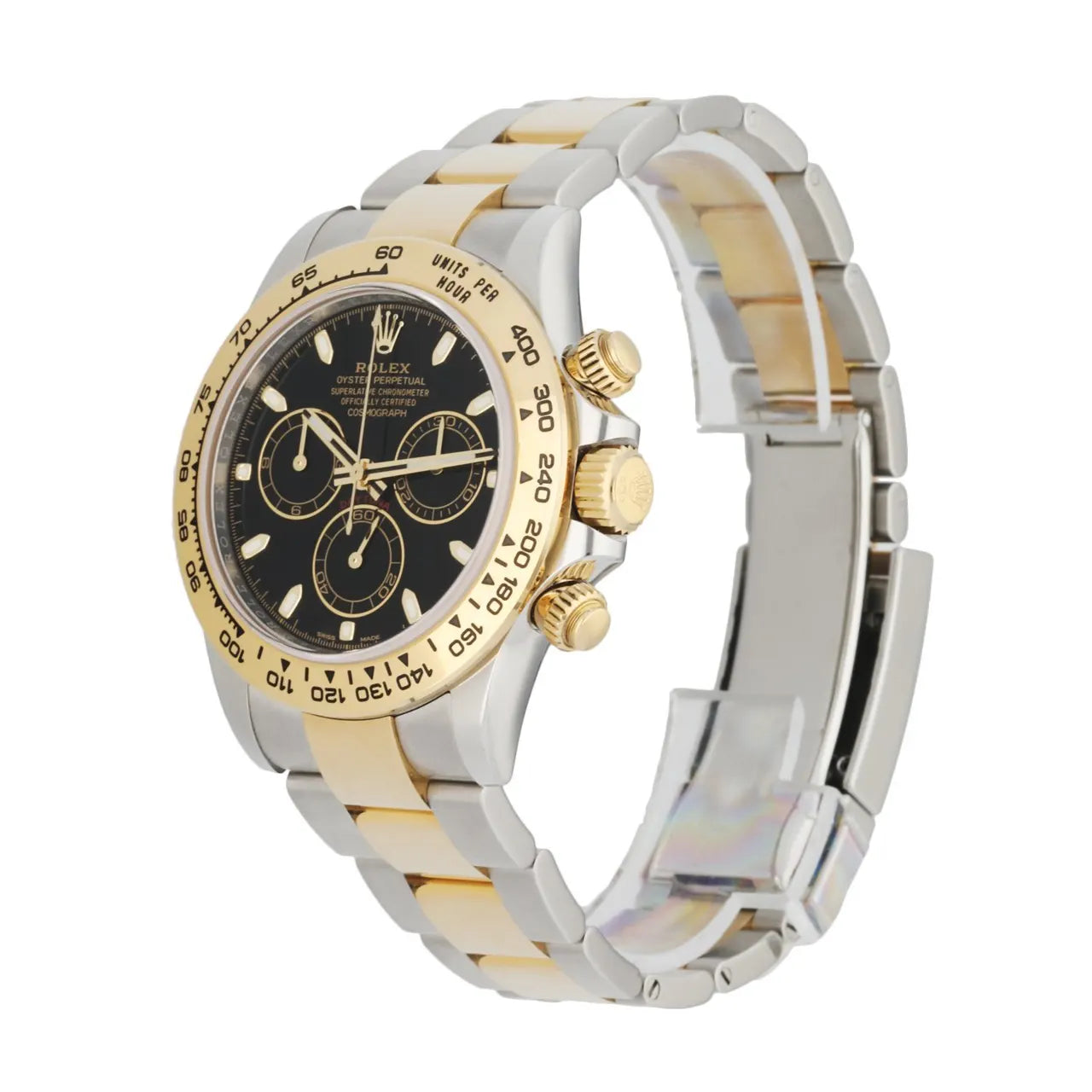 Daytona Two-Tone Black Dial rolex - Hình 2