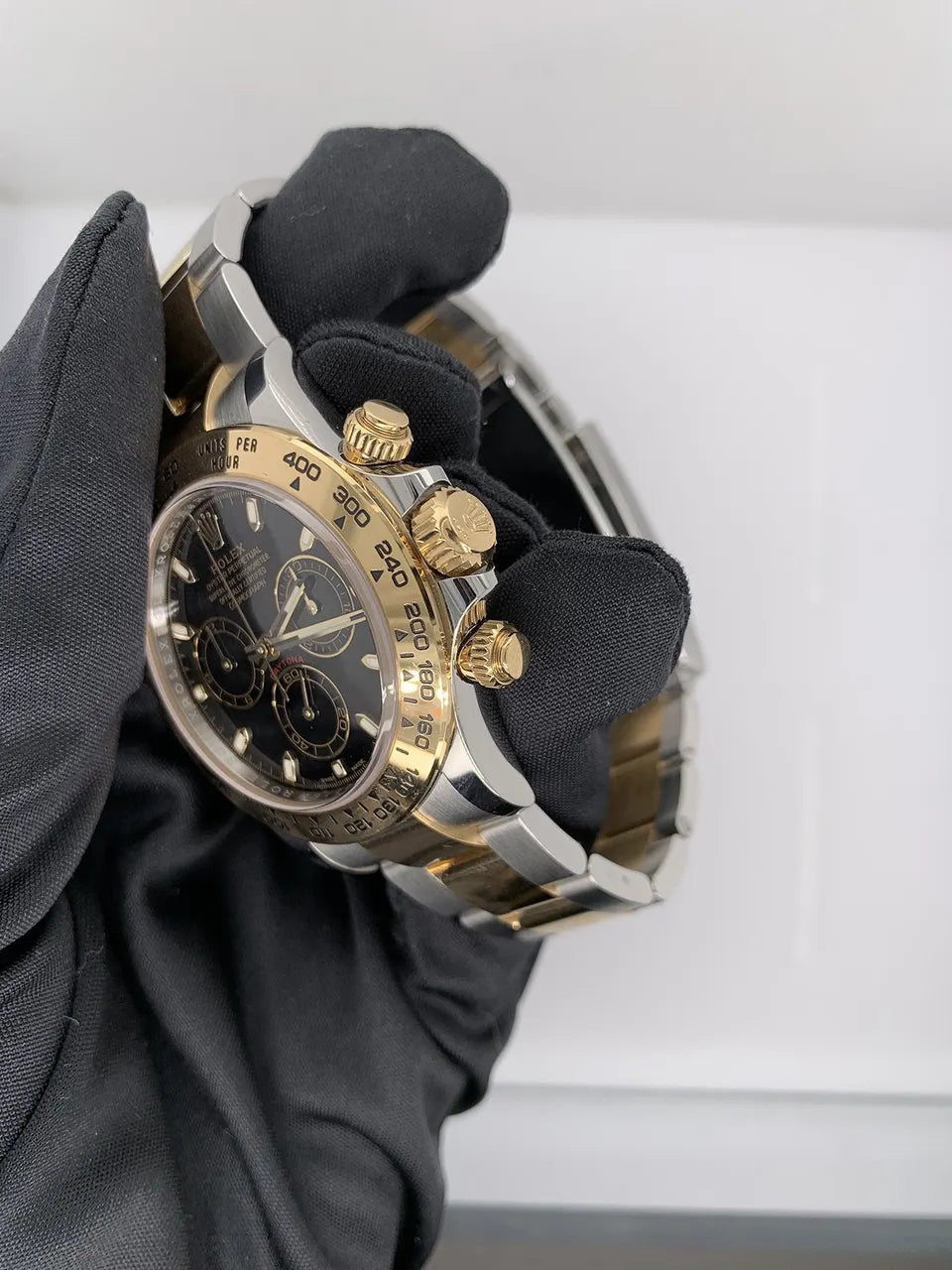 Daytona Two-Tone Black Dial rolex - Hình 5