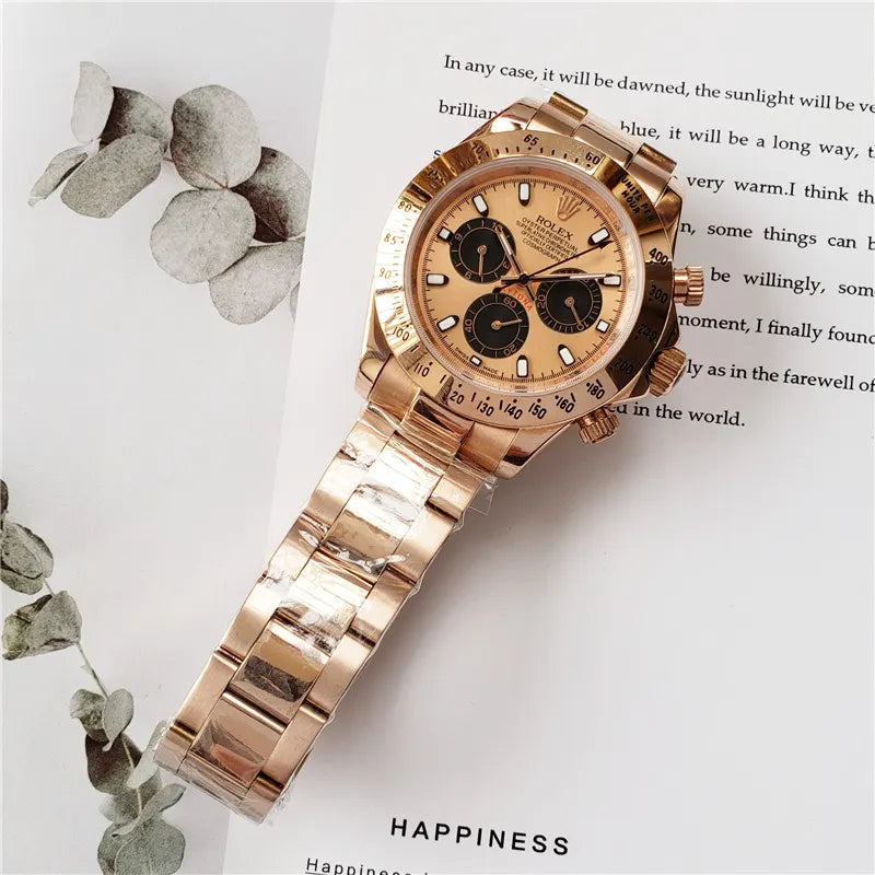champagne Rolex Daytona Yellow Gold - Hình 3