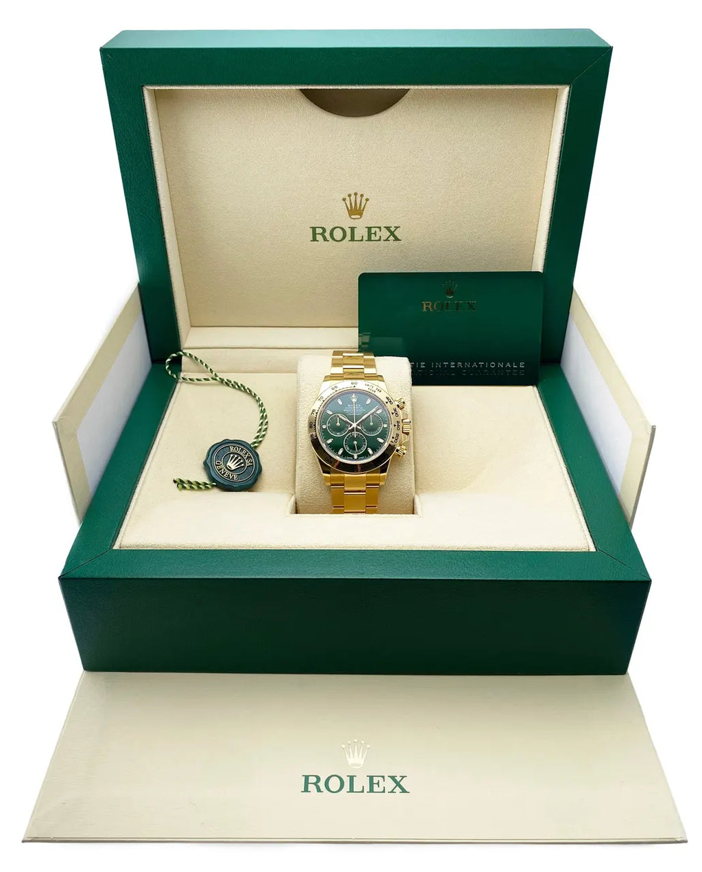 Rolex Daytona Gold Green Dial - Hình 2