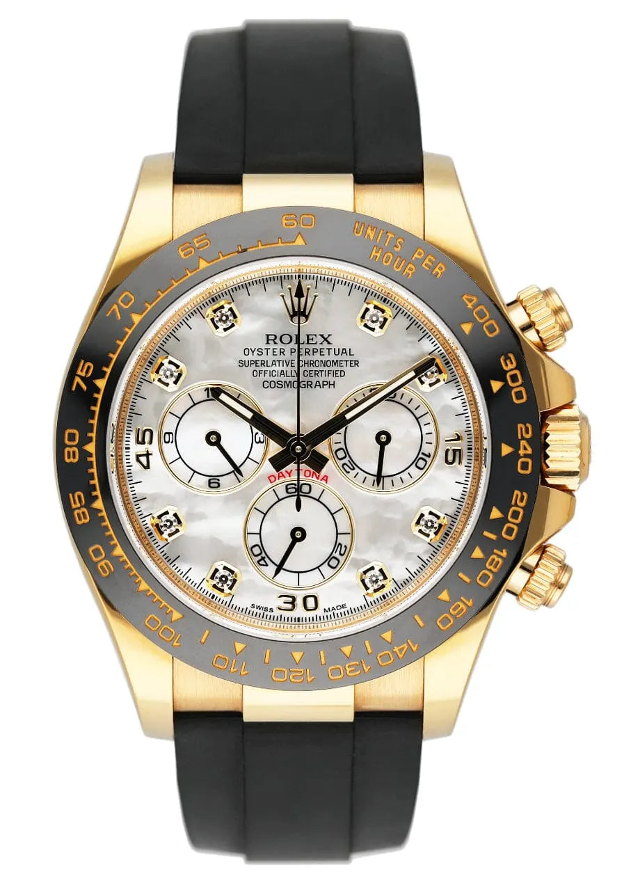 black Rolex Daytona Gold Rubber