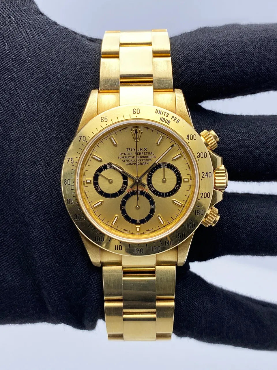 Rolex Daytona Gold Champagne dial