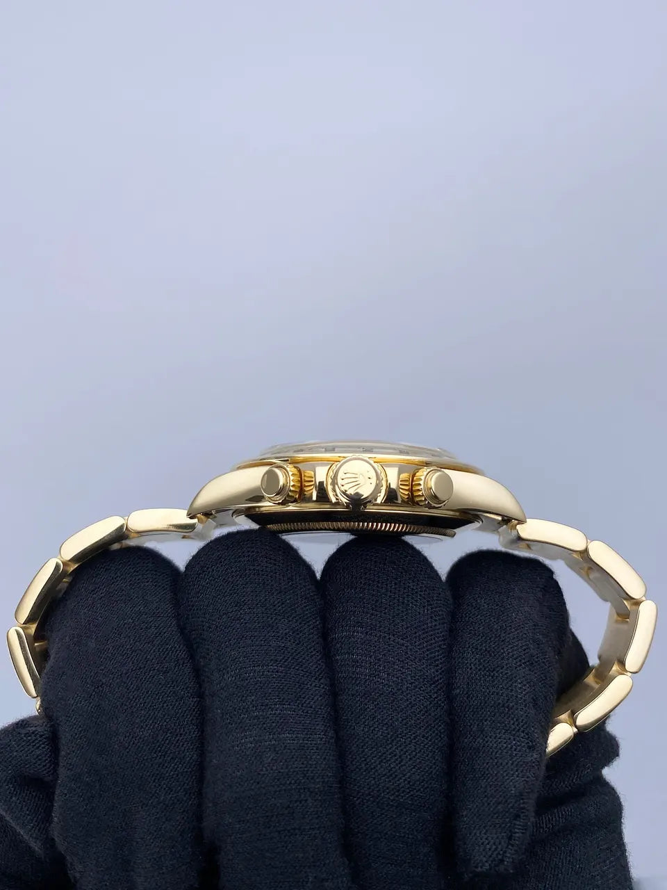champagne Rolex Daytona Yellow Gold - Hình 2