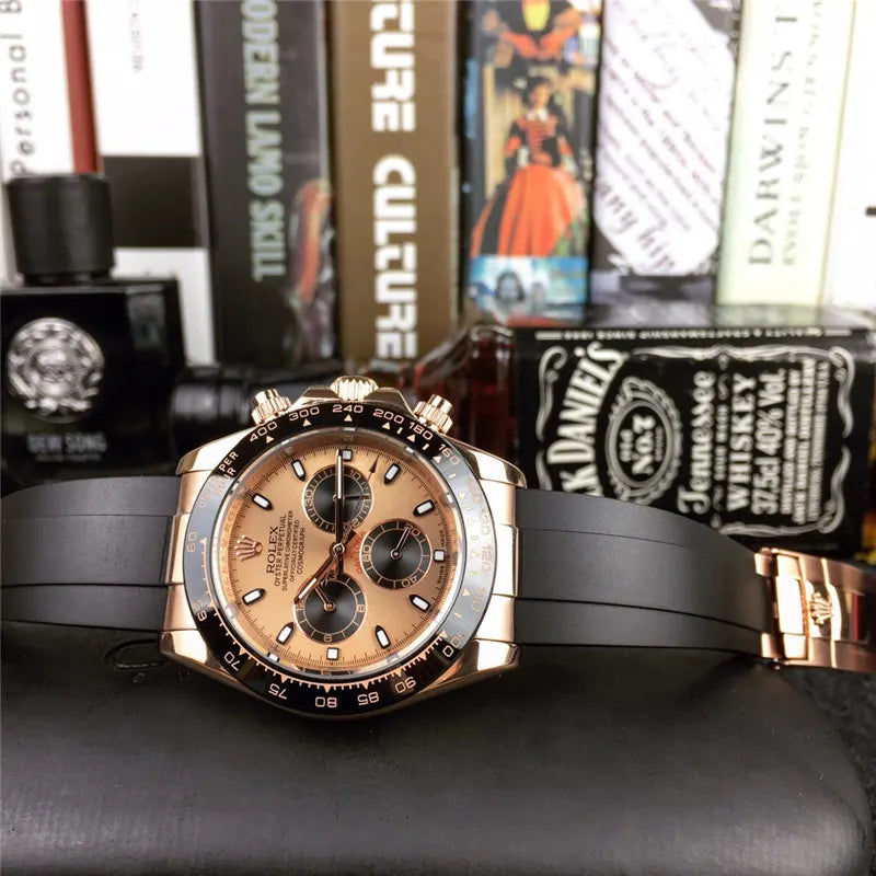 rose gold Rolex Daytona Chocolate Dial - Hình 6