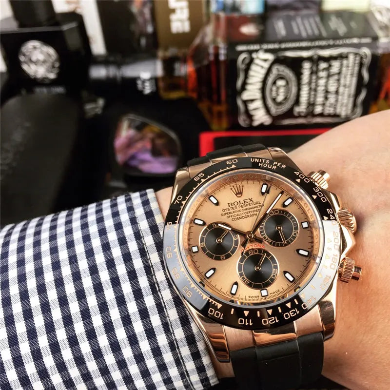rose gold Rolex Daytona Chocolate Dial - Hình 2