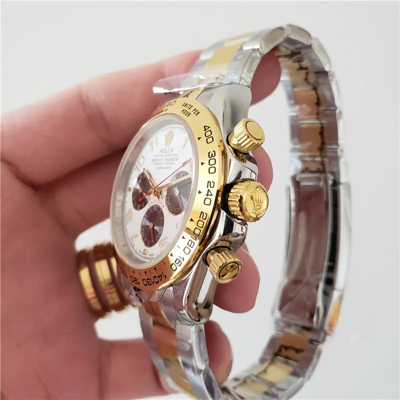 dial Rolex Daytona Two-Tone White - Hình 5