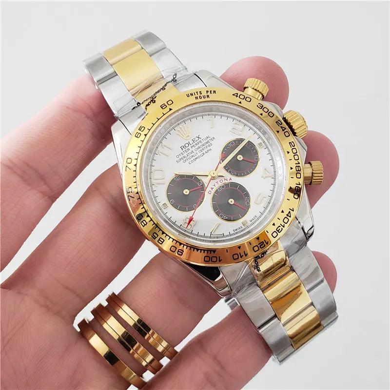 dial Rolex Daytona Two-Tone White - Hình 3