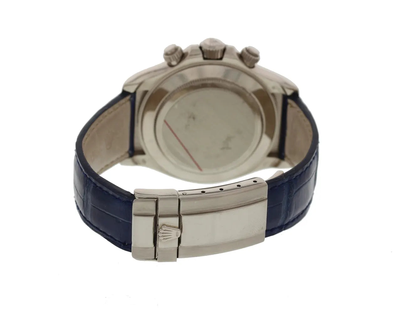 Rolex Daytona White Dial Blue Leather - Hình 2