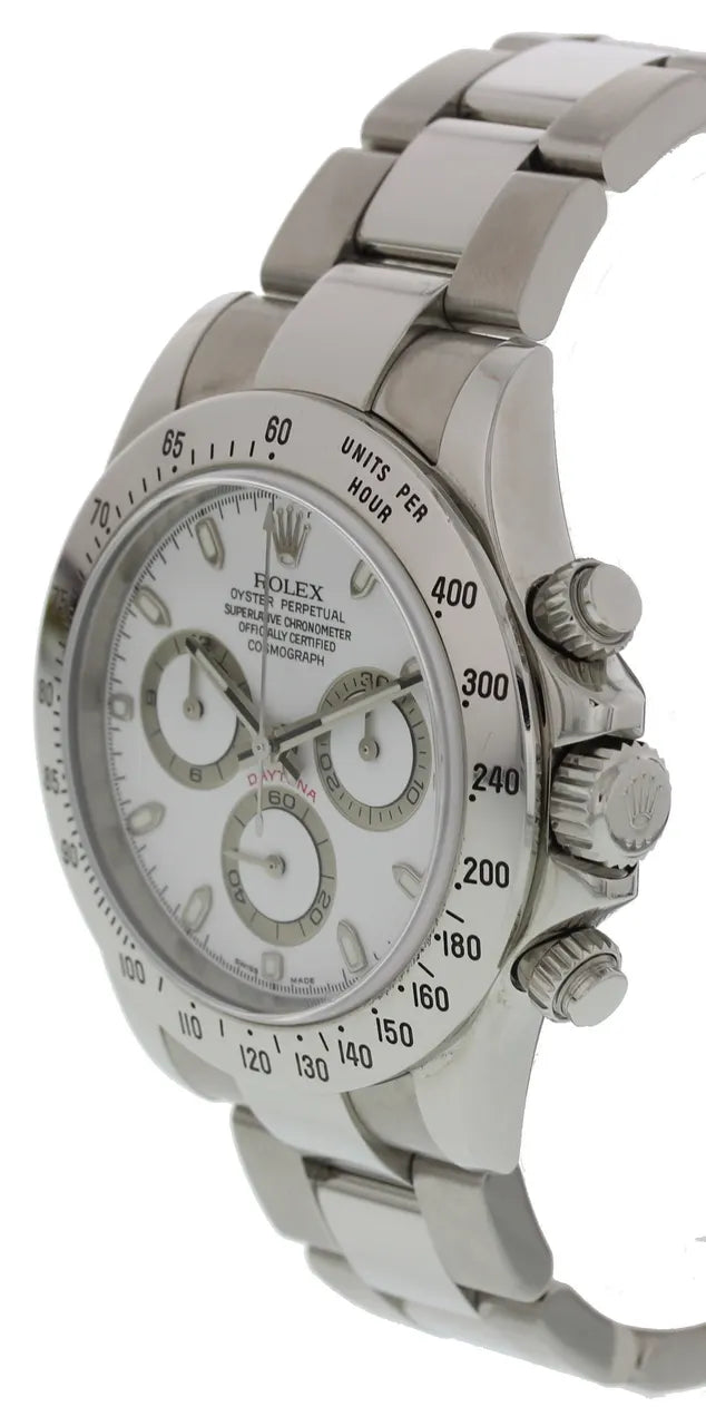 Daytona White Dial Steel rolex