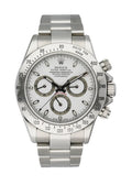 stainless Rolex Daytona White Dial