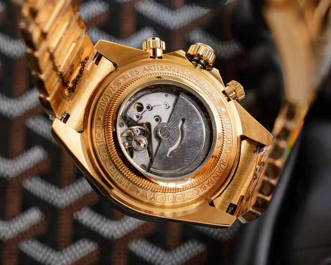 Rolex Daytona Gold Skeleton - Hình 2