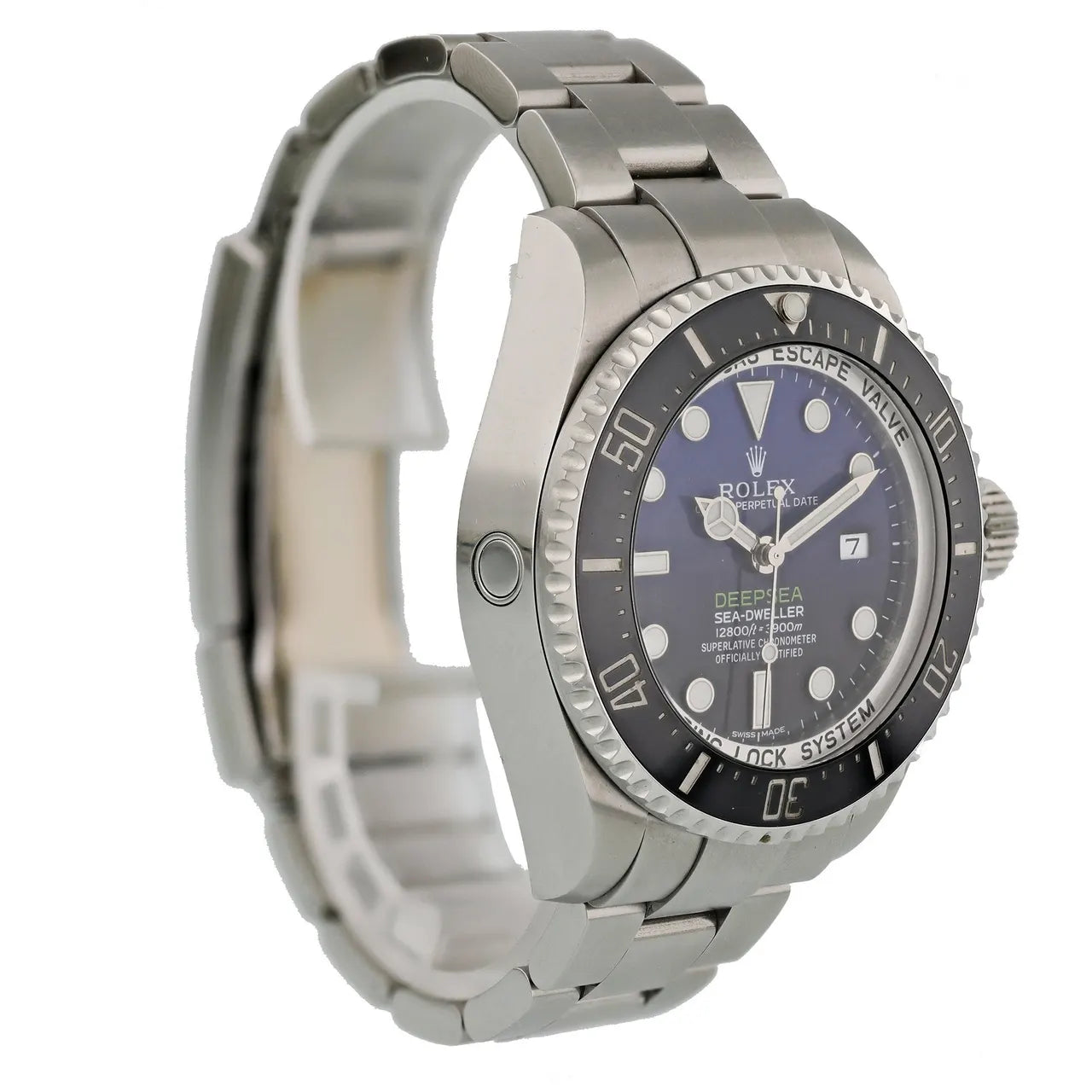 stainless Rolex Deepsea Blue Dial - Hình 7