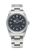 dial Rolex Explorer Black Steel