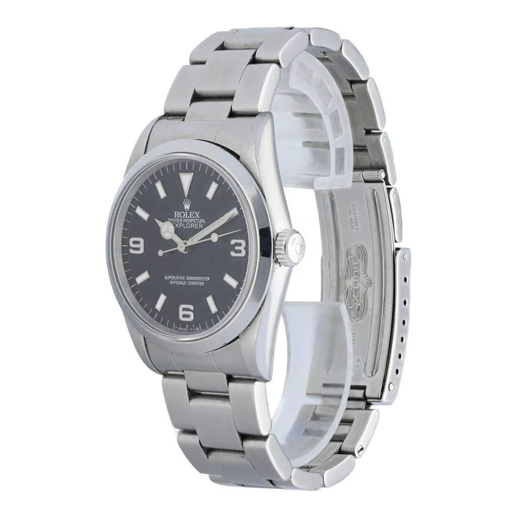 Rolex Explorer Black Dial watch - Hình 2
