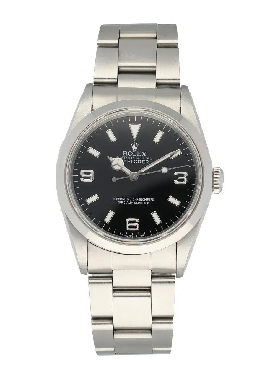 Rolex Explorer I Black Dial stainless - Hình 2