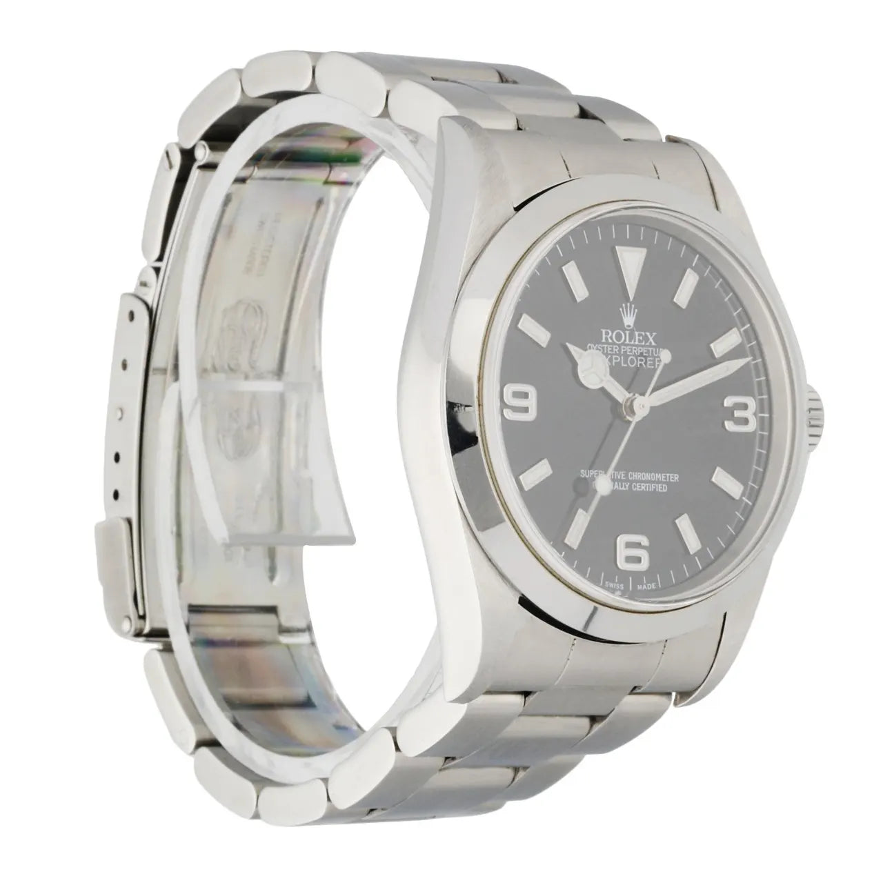 Rolex Explorer Black Dial stainless steel - Hình 3