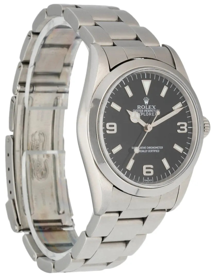 Rolex Explorer Black Dial watch - Hình 3