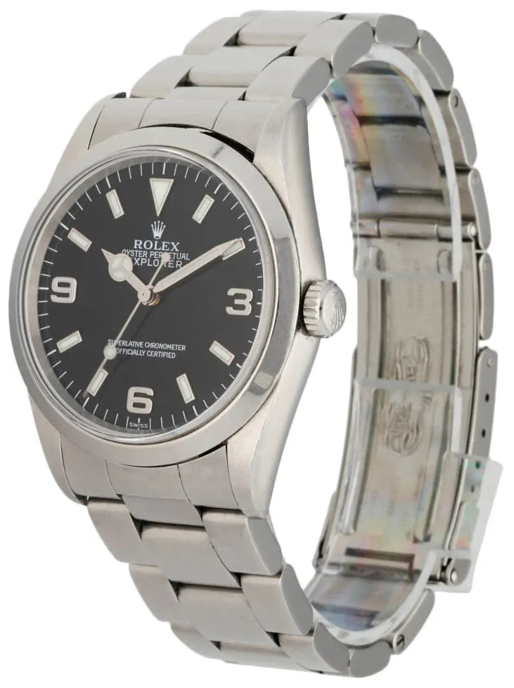Rolex Explorer Black Dial watch - Hình 2