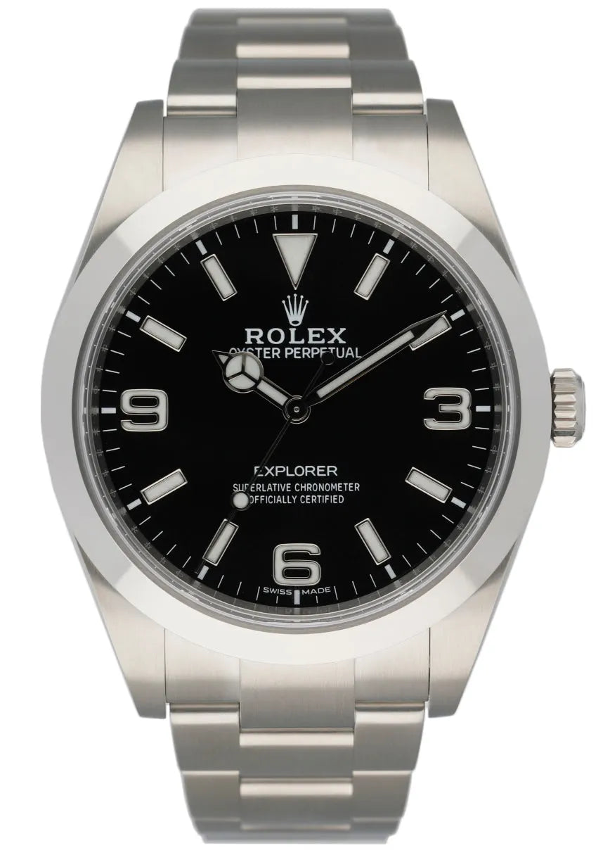 Rolex Explorer Black Dial watch