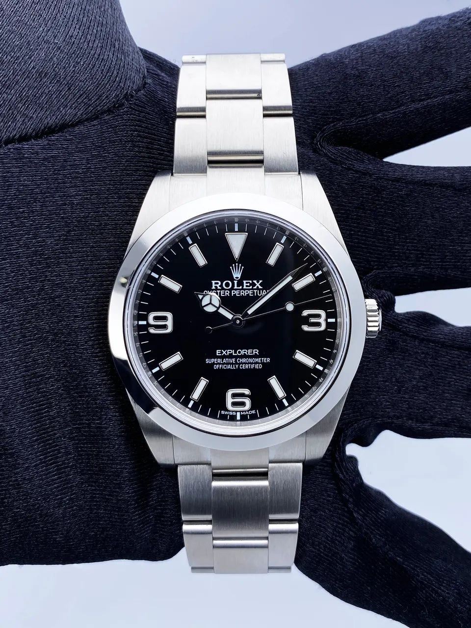 Rolex Explorer Black Dial watch - Hình 3