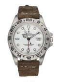 Rolex Explorer II Suede Strap