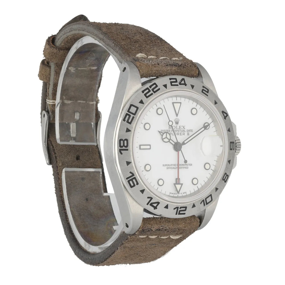 Rolex Explorer II Suede Strap - Hình 3