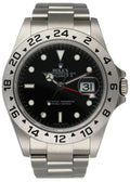 stainless Rolex Explorer II Black Dial