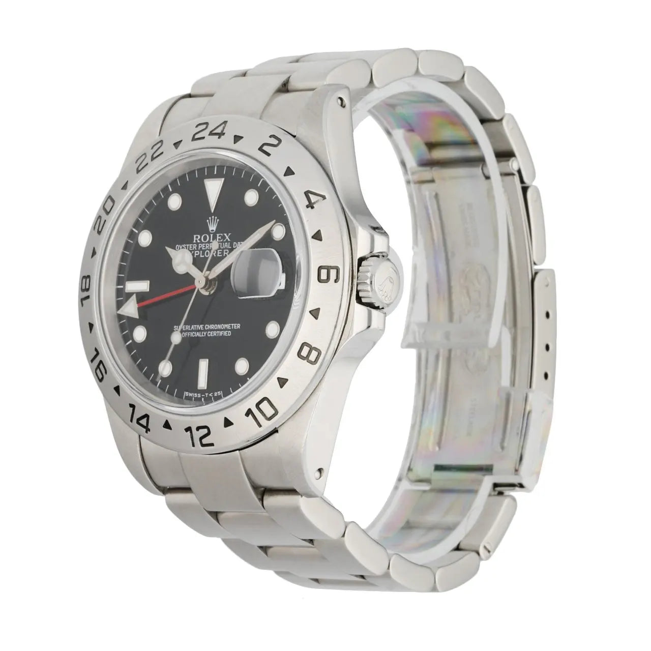stainless Rolex Explorer II Black Dial - Hình 2