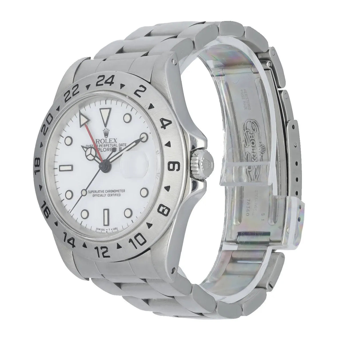 dial stainless Rolex Explorer II Polar - Hình 2