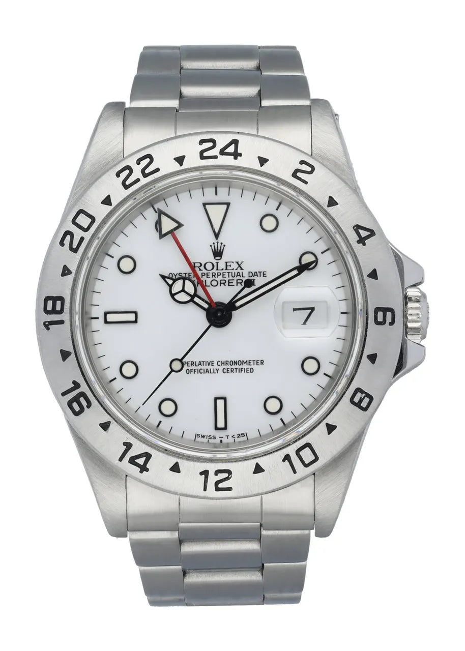 dial stainless Rolex Explorer II Polar