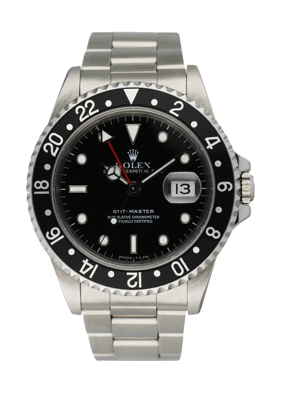Rolex GMT-Master Black Bezel stainless