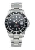 stainless Rolex GMT-Master Black Bezel