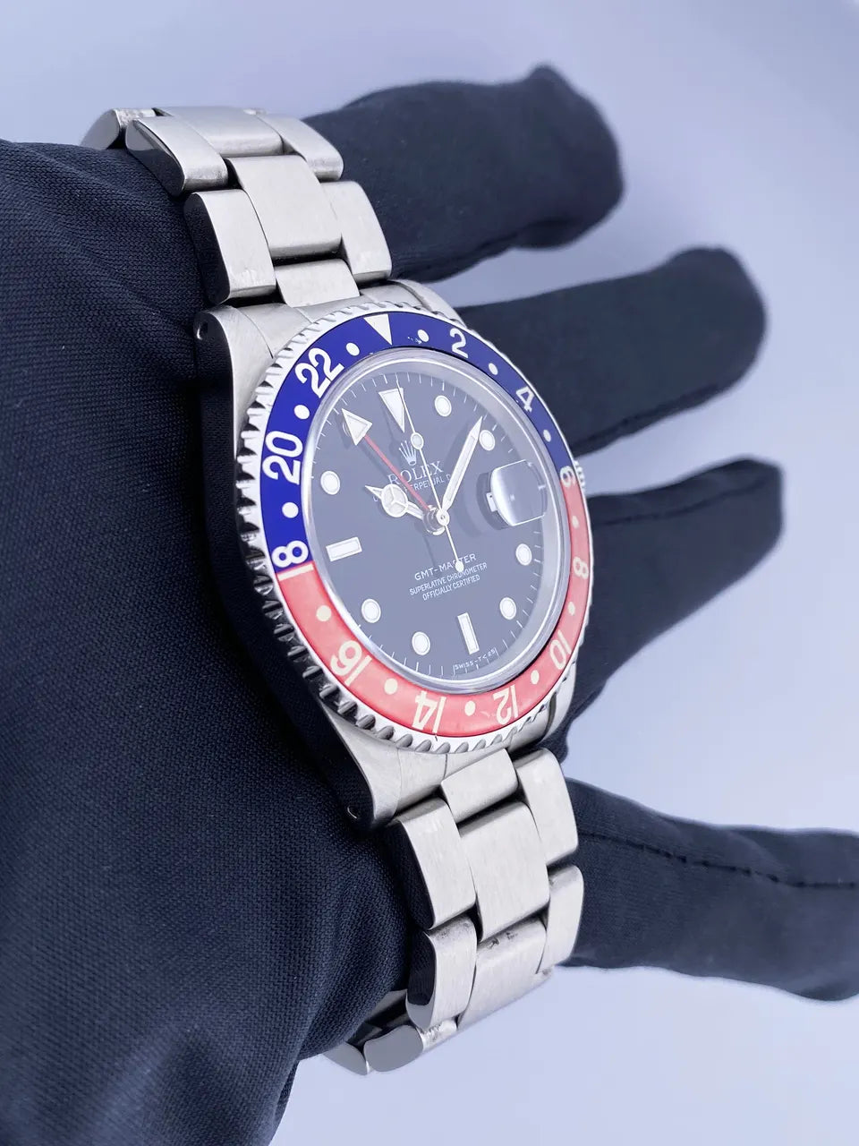 black Rolex GMT-Master II Pepsi - Hình 3