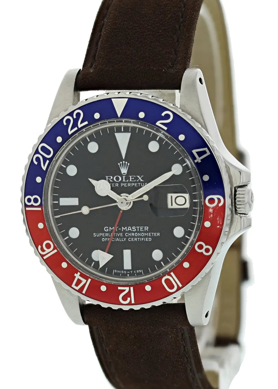 Rolex Pepsi Bezel Leather Strap - Hình 2