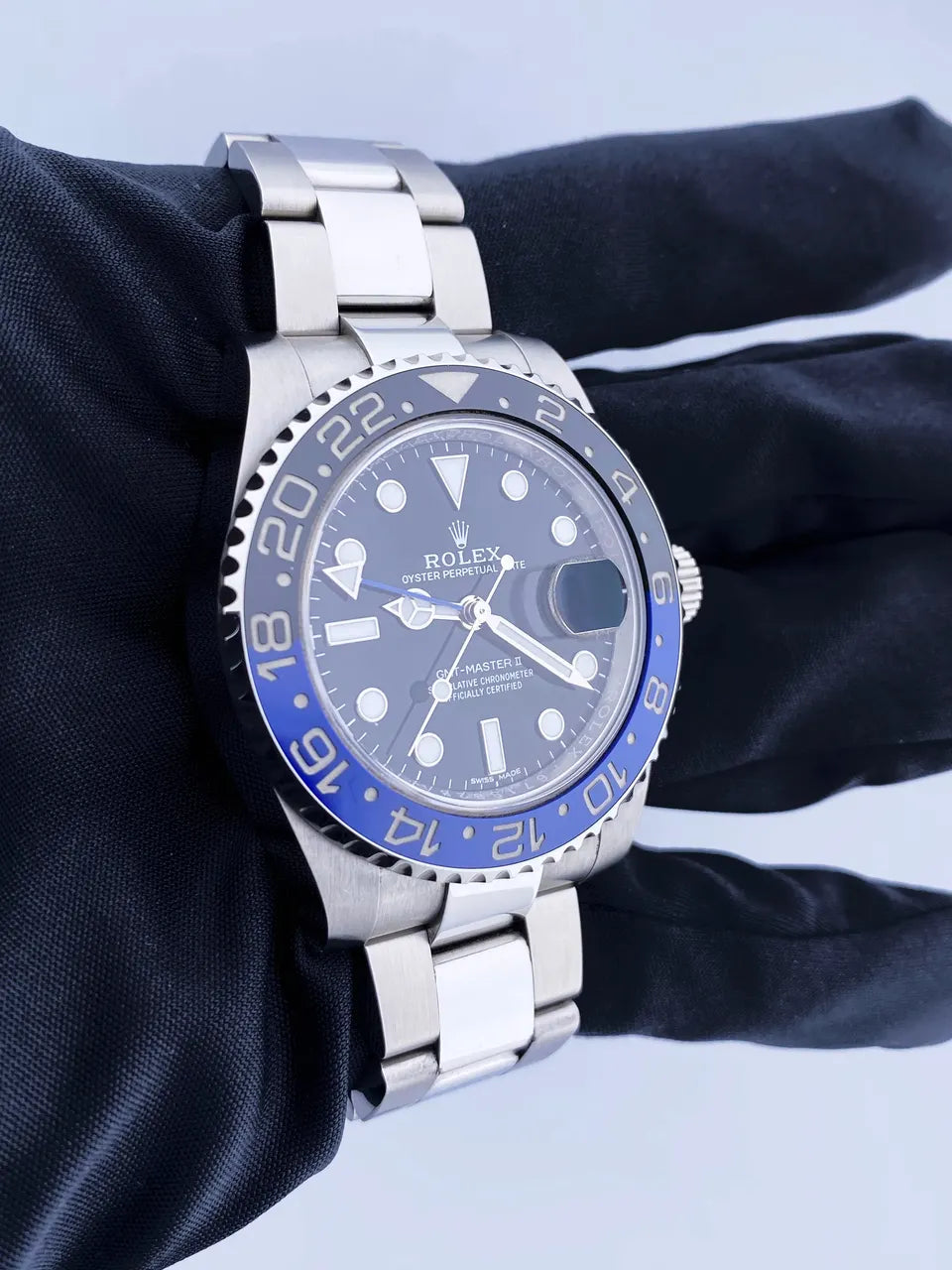 Rolex Black Blue Ceramic - Hình 2