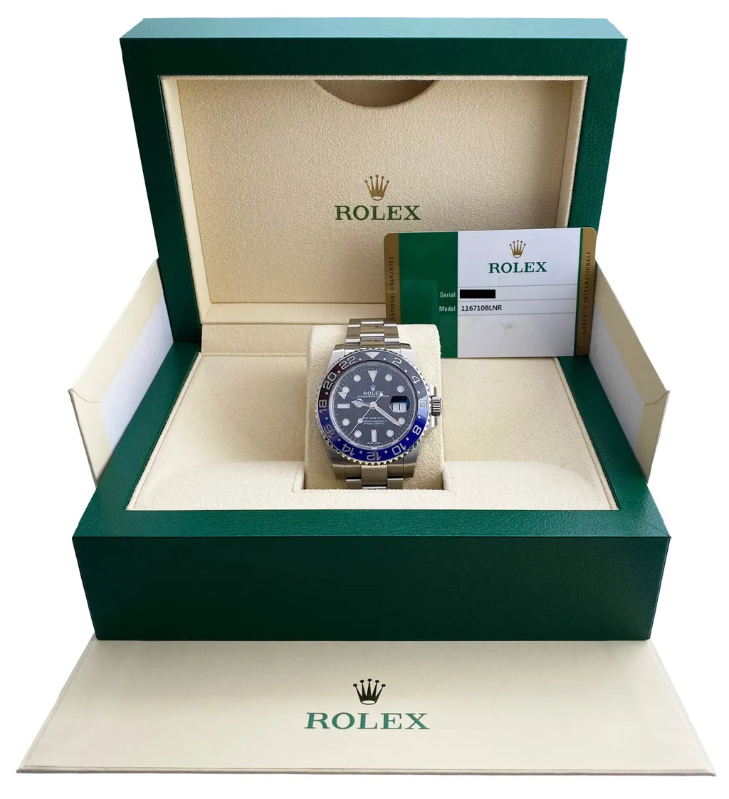 gmt Rolex Batman Blue Bezel - Hình 2