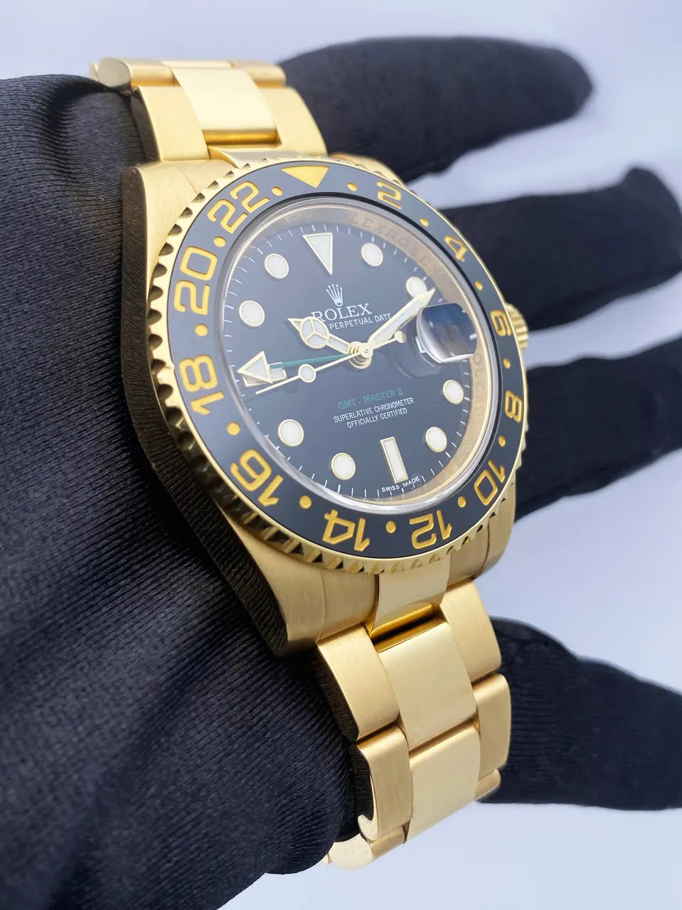 Rolex Gold Black Ceramic - Hình 4