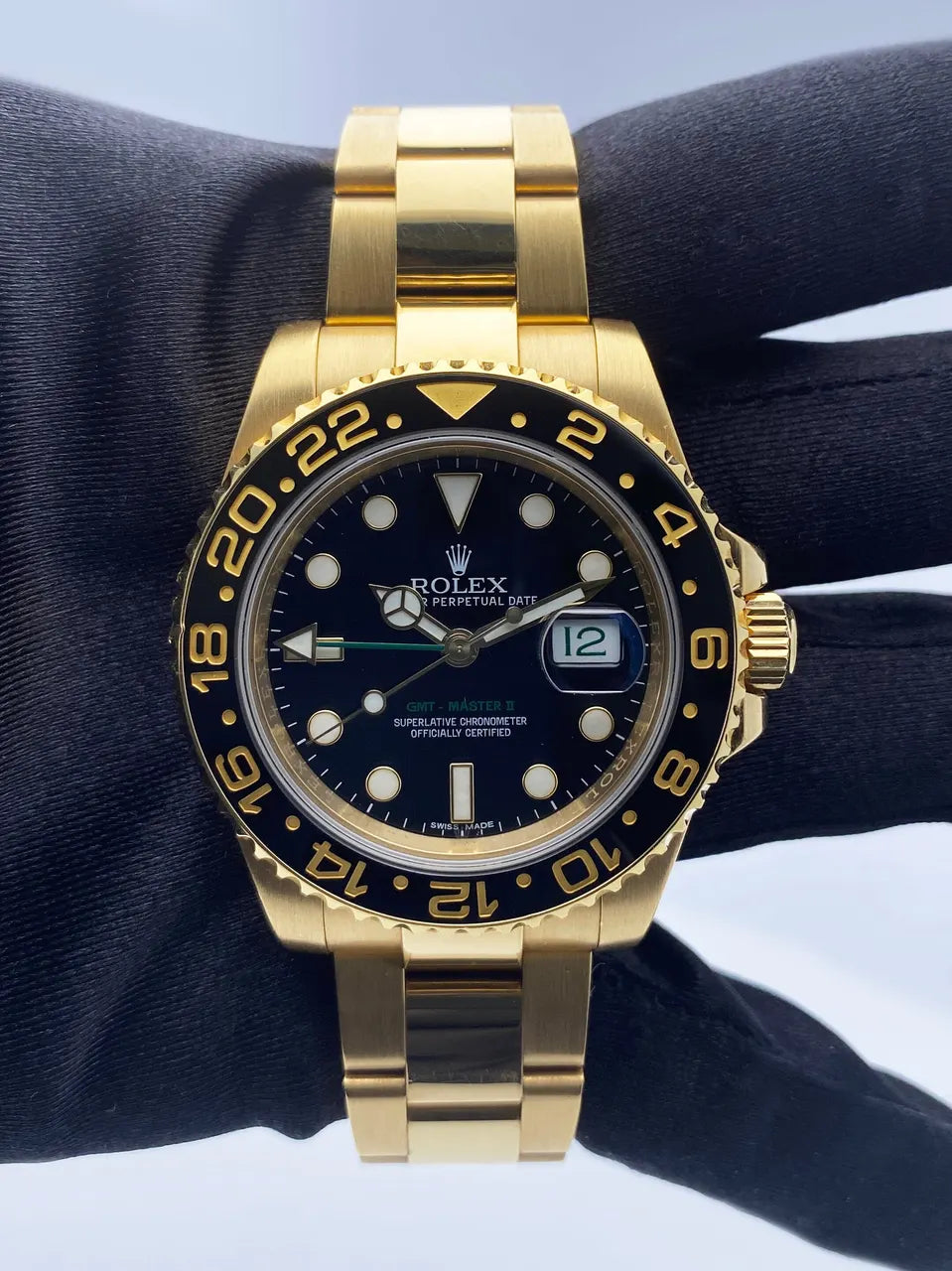 Rolex Gold Black Ceramic - Hình 3