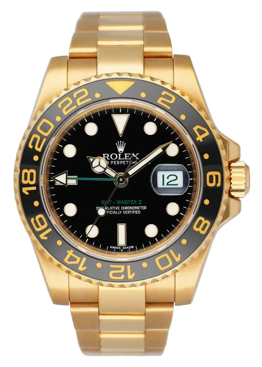 Rolex Gold Black Ceramic