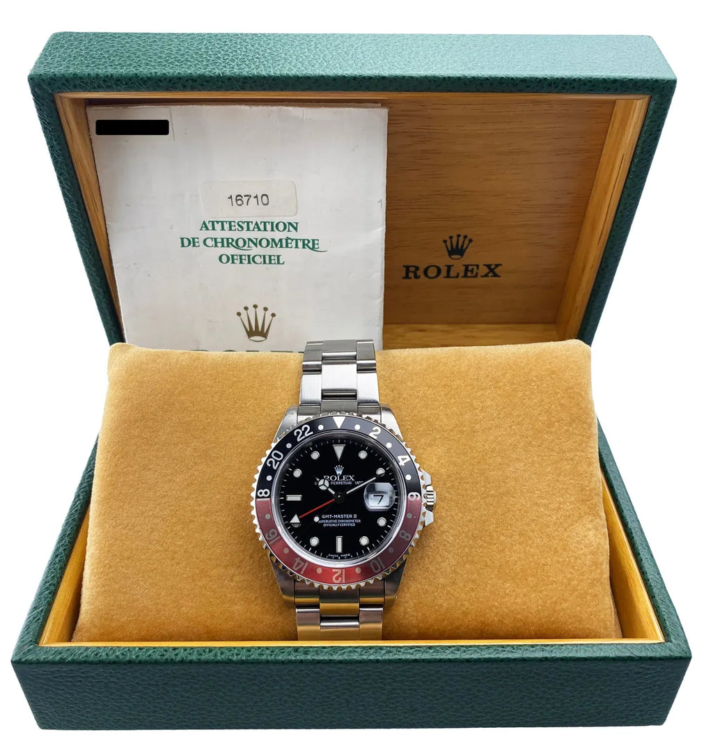 stainless Rolex Coke Bezel GMT-Master II - Hình 2
