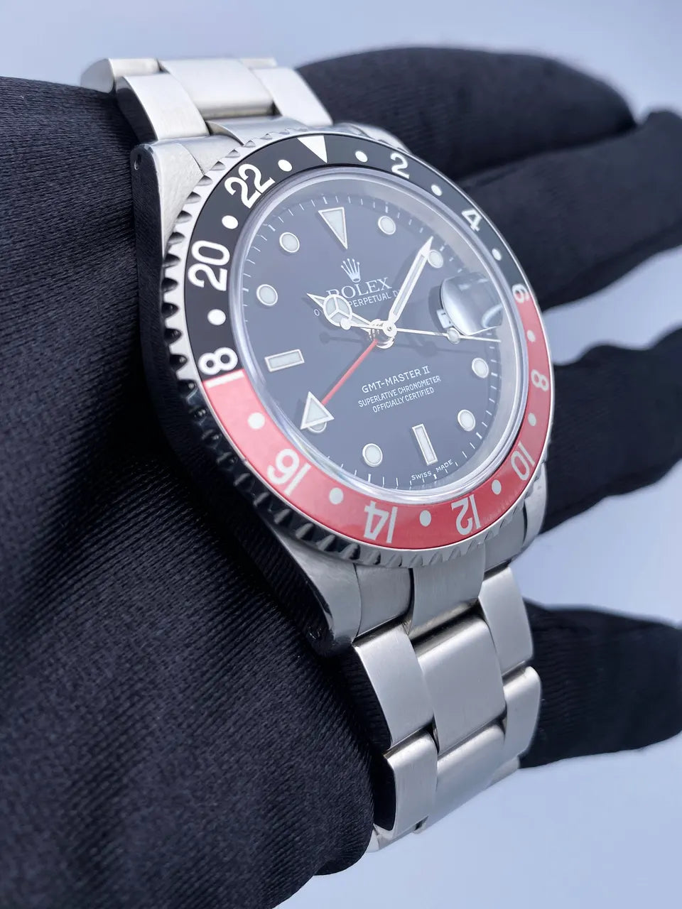 stainless Rolex Coke Bezel GMT-Master II - Hình 4