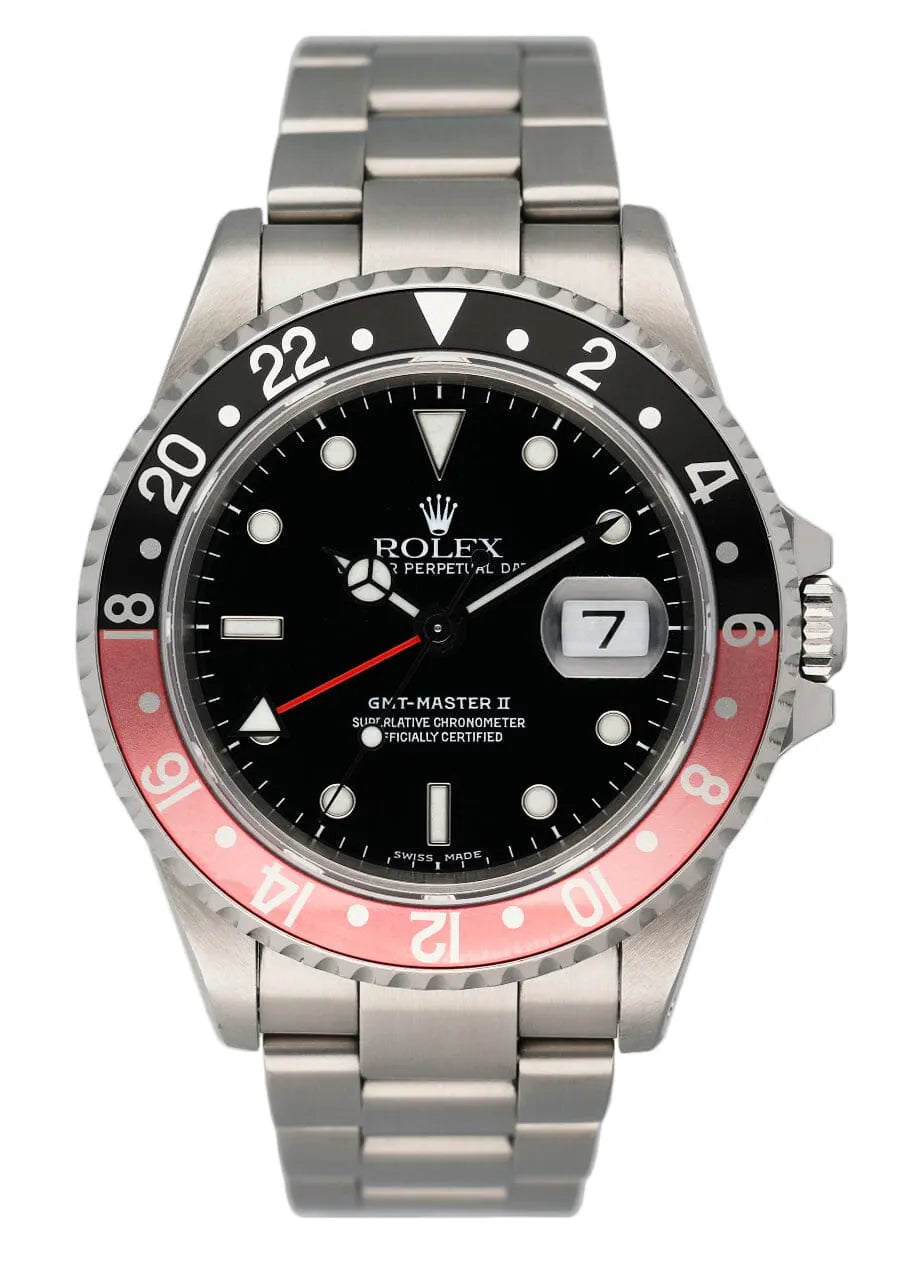 stainless Rolex Coke Bezel GMT-Master II