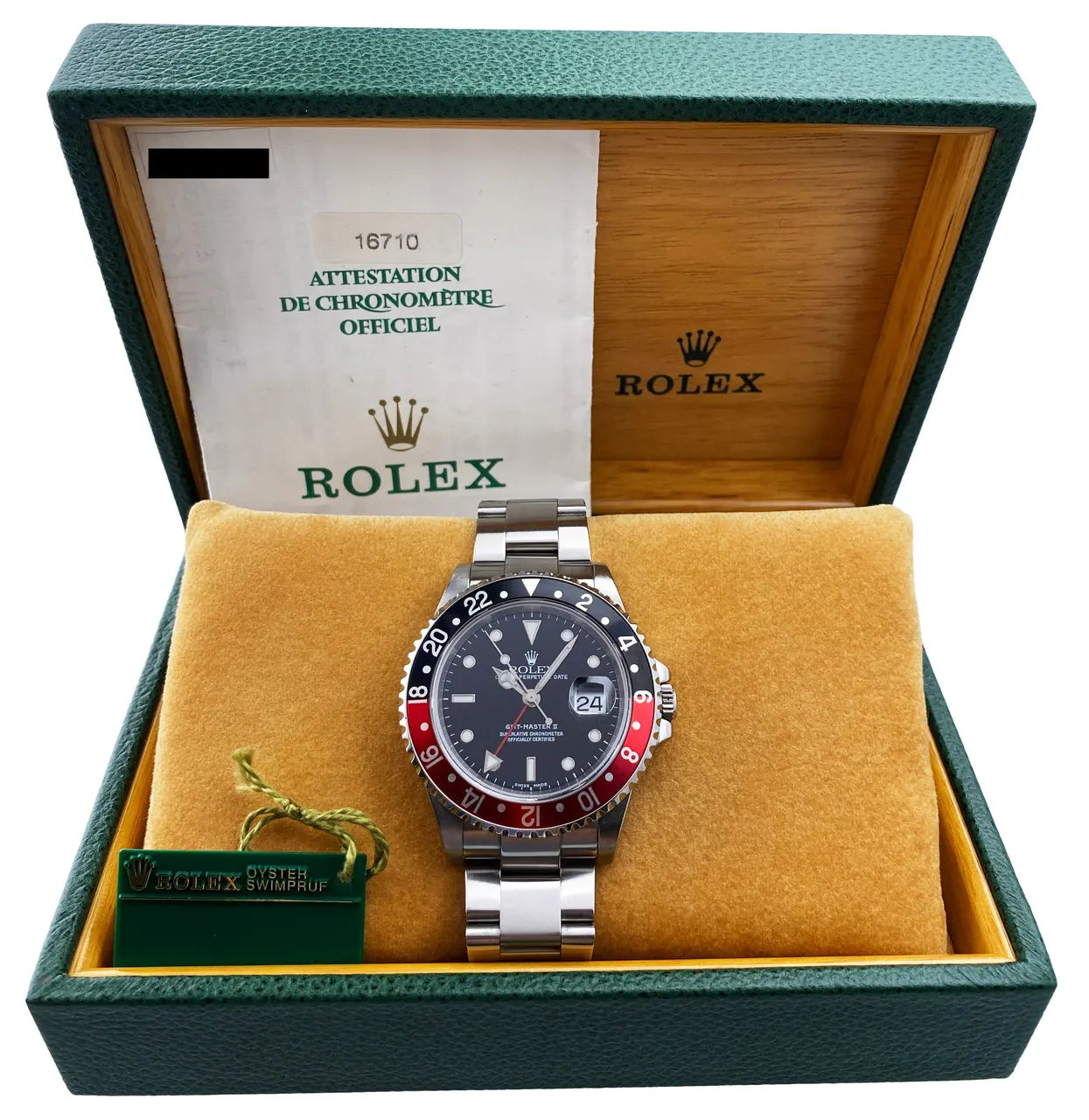 gmt Rolex Coke Bezel Watch