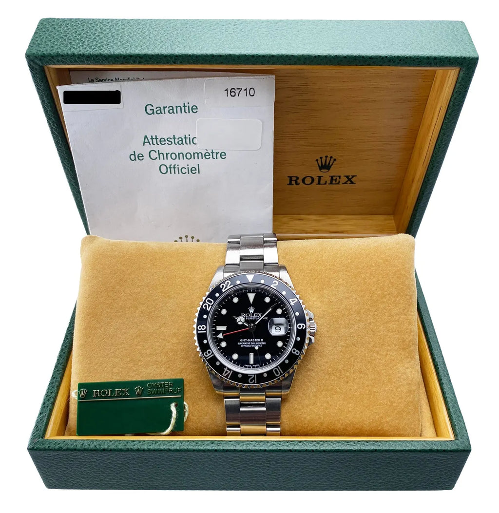 Rolex GMT-Master II Black Bezel Stainless Steel - Hình 2