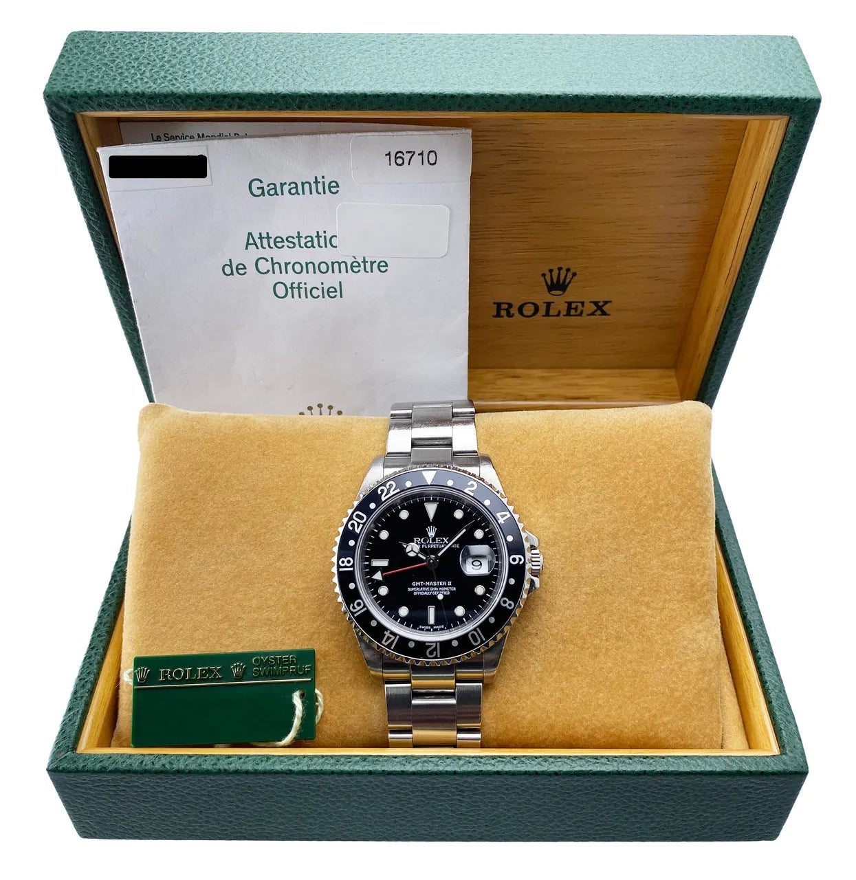 Rolex GMT-Master II Black Bezel Stainless Steel - Hình 2