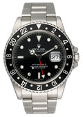 Rolex GMT-Master II Black Bezel Stainless Steel