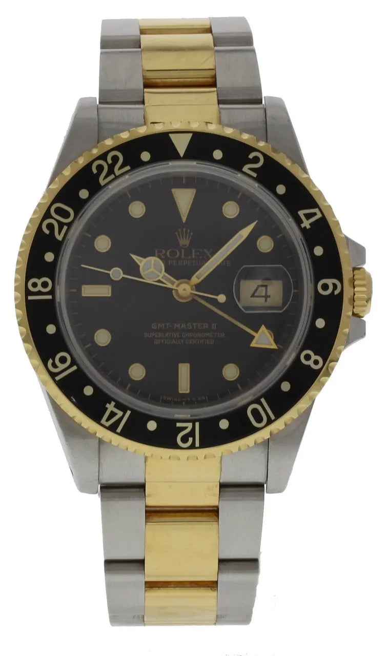 Rolex Two-Tone GMT Black Bezel