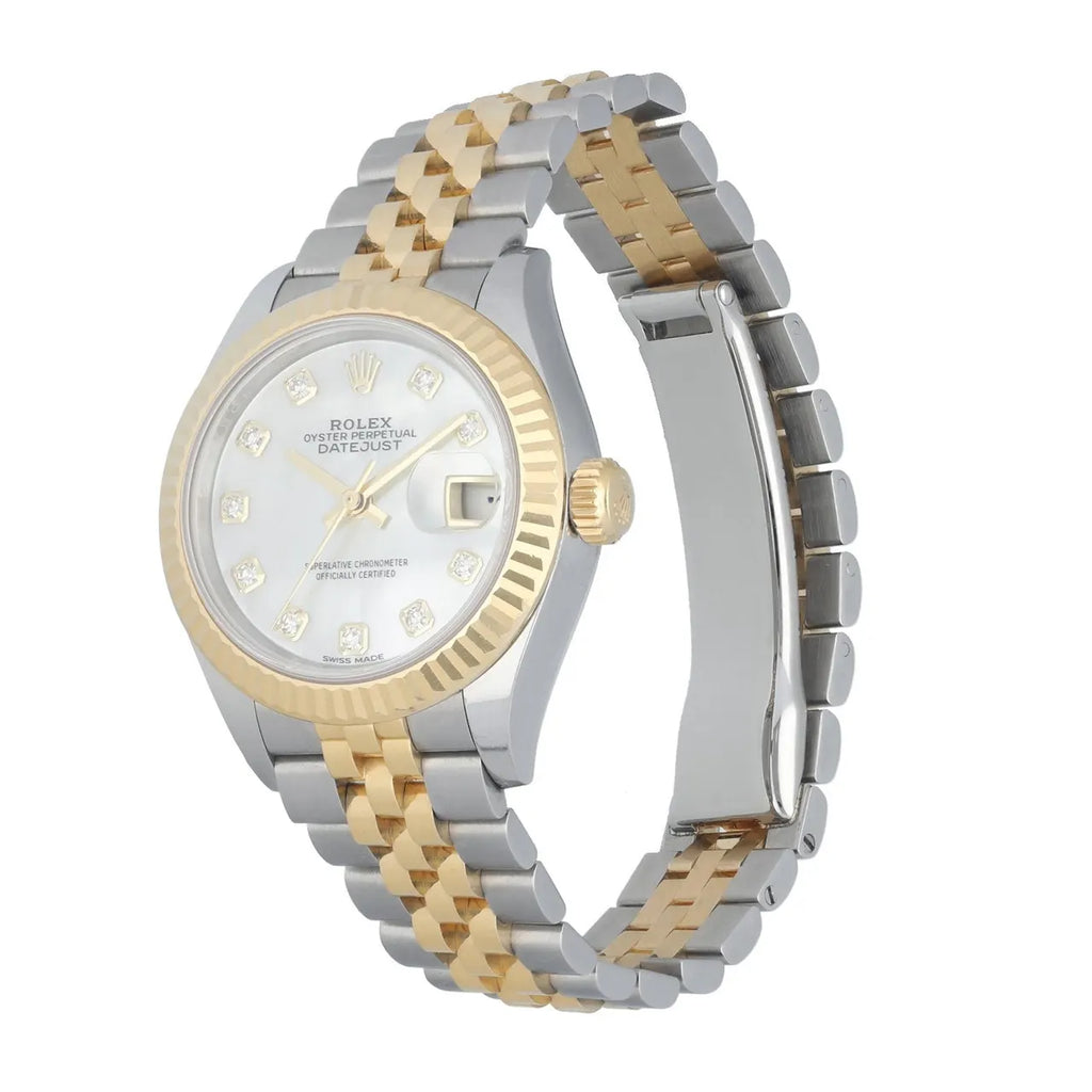 diamond Rolex Mother of Pearl Datejust - Hình 2